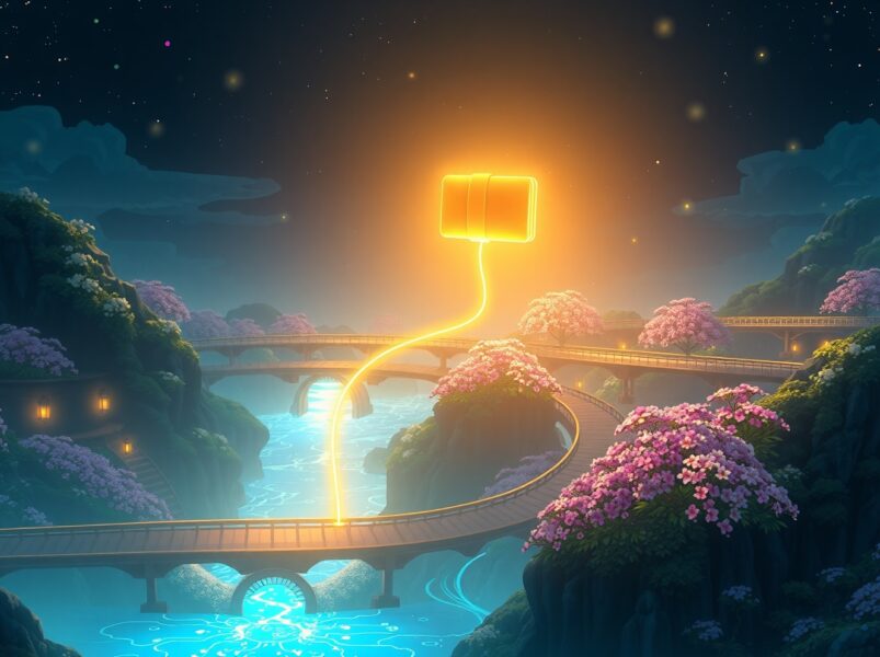 Xaman wallet enabling a single XRP transaction to the Flare network for DeFi access.