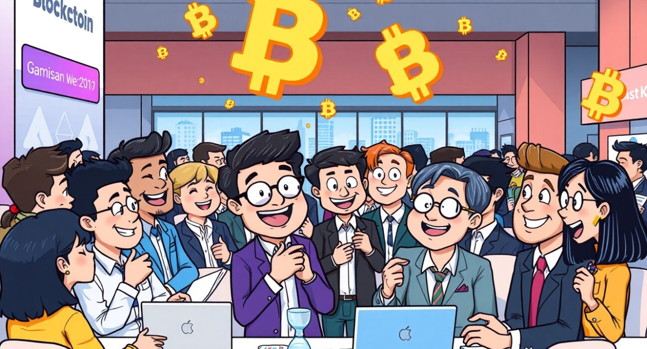 XION community meetup bringing together blockchain enthusiasts in vibrant Gangnam networking event