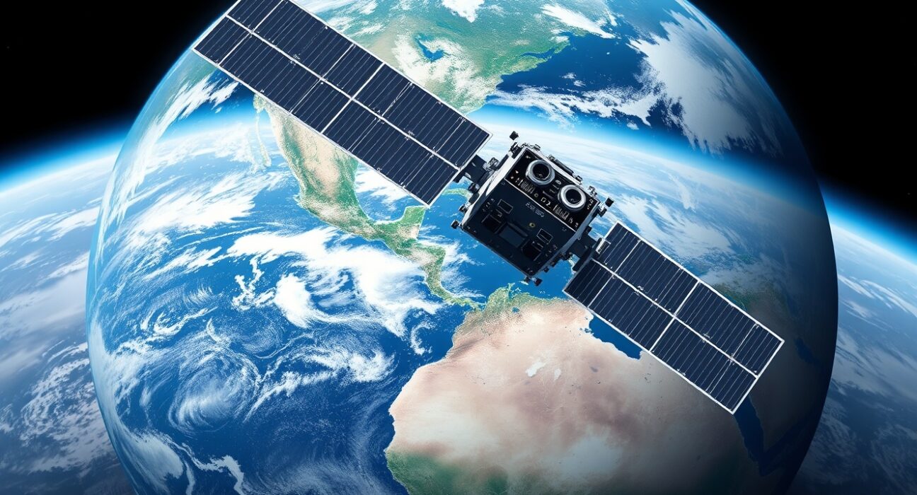 Xoople's Earth observation satellite mapping planet for AI data collection in orbit