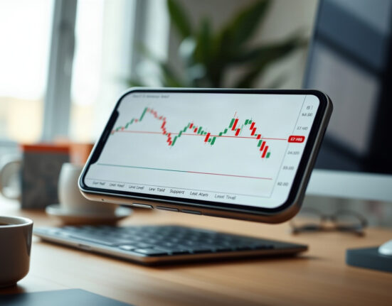 XRP price chart showing support at $1.36 on a trading platform