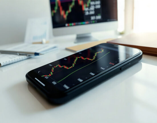 XRP price chart on a smartphone showing support at $1.00 amid declining exchange balances