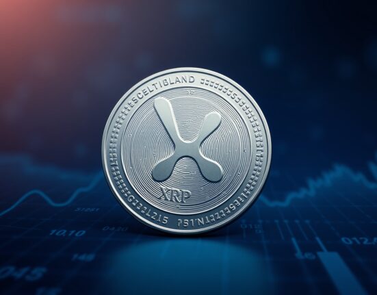 XRP price prediction 2026-2030: A close-up of a Ripple coin symbolizing potential growth to $5.