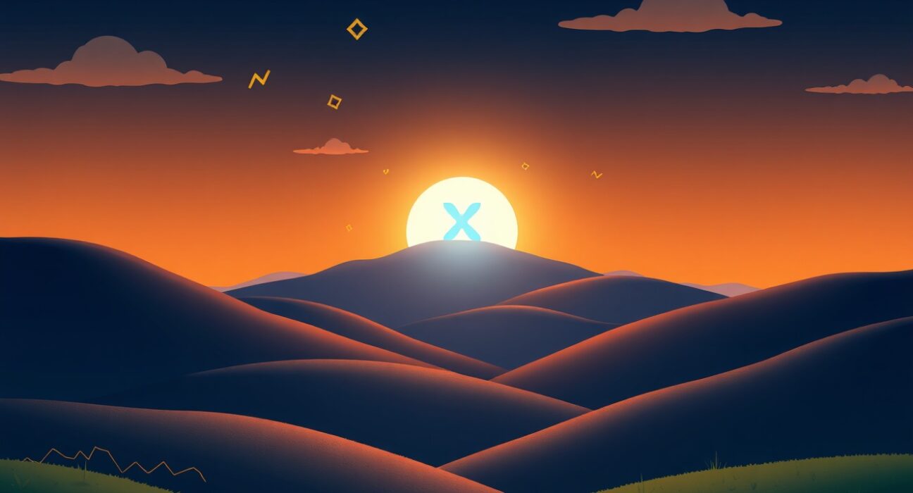 Technical analysis chart showing bullish patterns for a potential XRP price surge to $2.8.