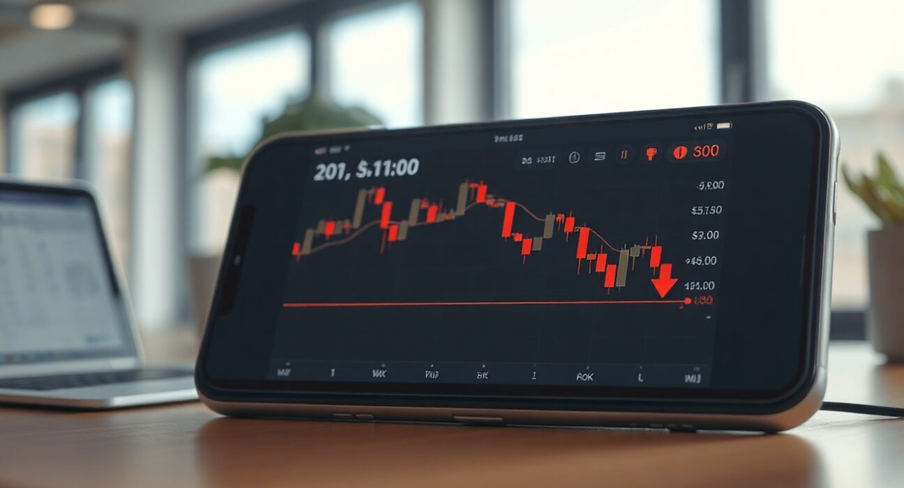 XRP price chart showing a slow grind near $1.00 with bearish technical indicators
