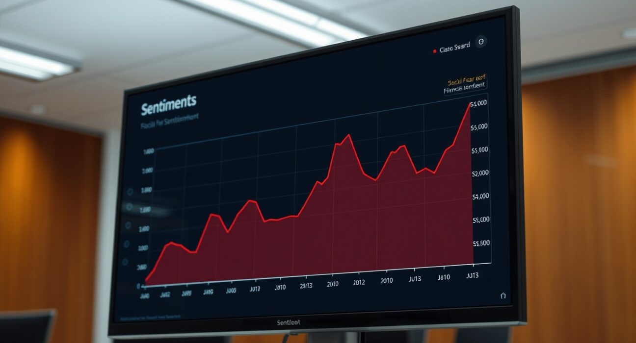 Analytical dashboard showing XRP social fear sentiment hitting a multi-year high, indicating extreme market pessimism.