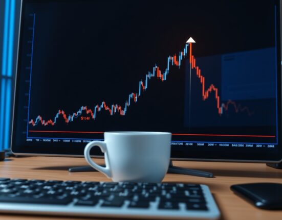 Digital chart showing XRP price spike with highlighted support level at $1.14