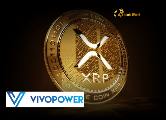XRP Treasury Strategy VivoPower Secures $121M for Pioneering Move
