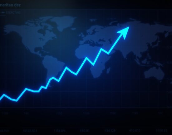 Analytical graph showing a surge in XRP cryptocurrency market activity and price potential.