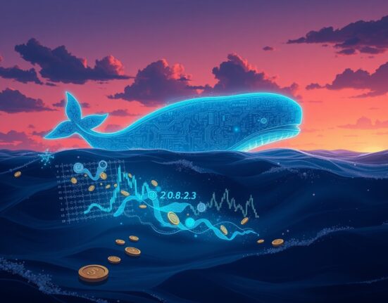 Conceptual illustration of a major XVS liquidation event causing significant financial loss in decentralized finance.