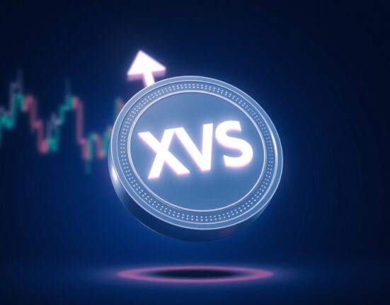 Venus (XVS) token experiencing a dramatic price surge on the Bithumb cryptocurrency exchange.