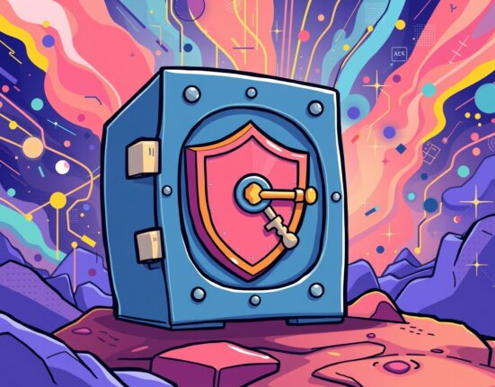 Illustration of Yearn.finance hack recovery showing digital assets being secured in a vault.