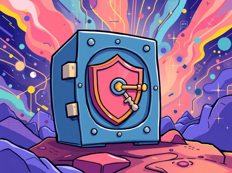 Illustration of Yearn.finance hack recovery showing digital assets being secured in a vault.