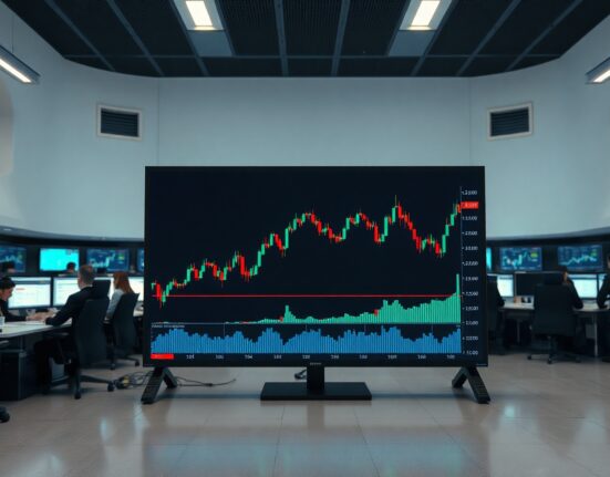Trading screen showing USD/JPY chart near 159.25 following the US-Japan intervention.