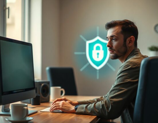 A cybersecurity professional monitoring a secure system, representing the fixed Zcash bug.