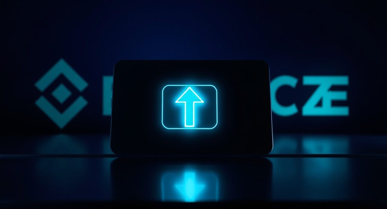 Digital wallet interface showing a large Zcash withdrawal from Binance