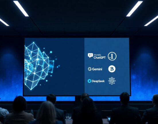Digital interface showing blockchain network and AI model logos for ZetaChain token lockup service