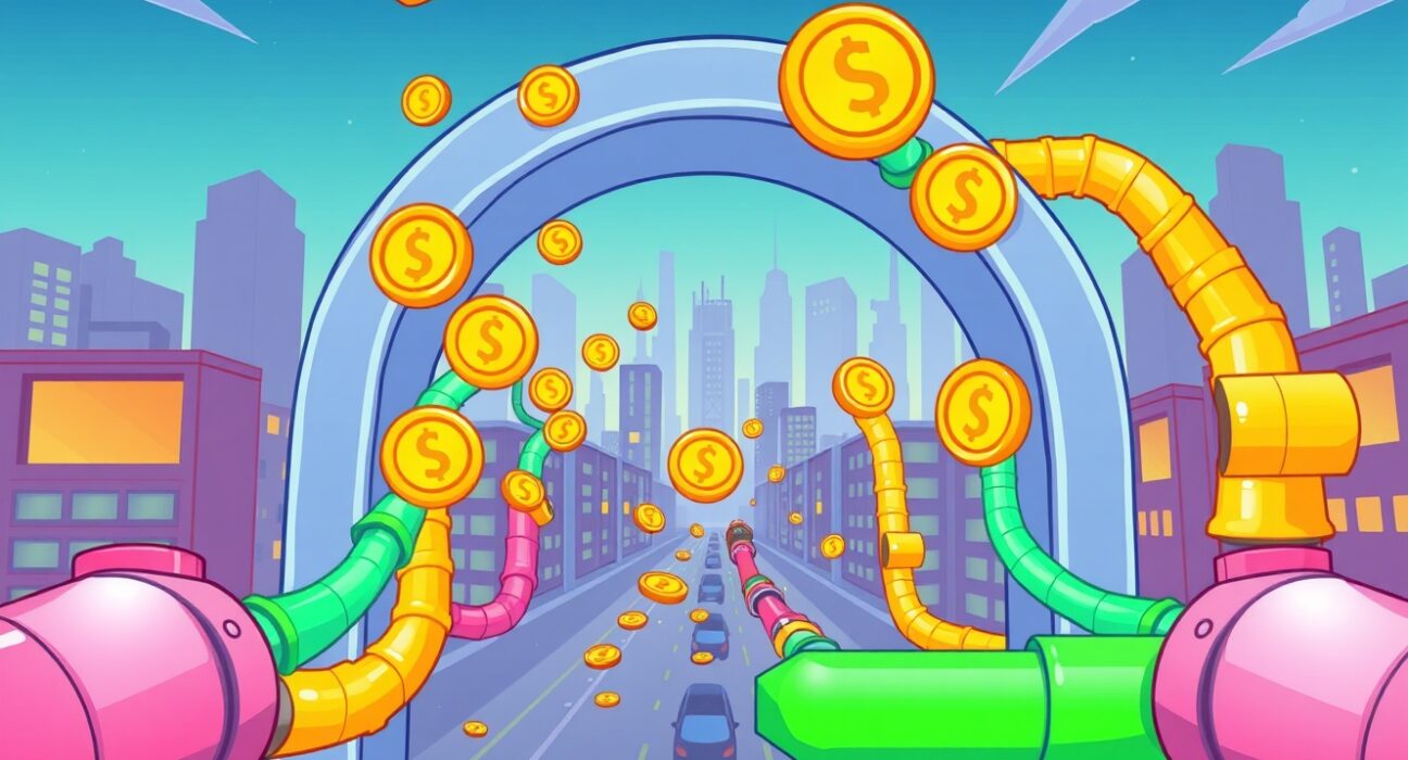 Innovative stablecoin payments platform processing digital transactions through modern financial infrastructure